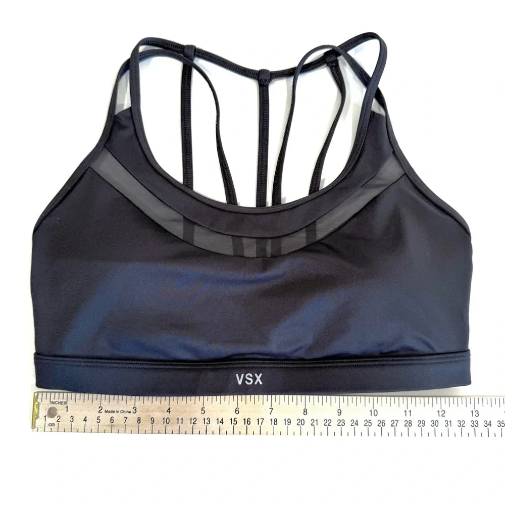 Victoria’s Secret VSX SPORT Mesh Cutout Strappy Back Sports Bra - Picture 6 of 11